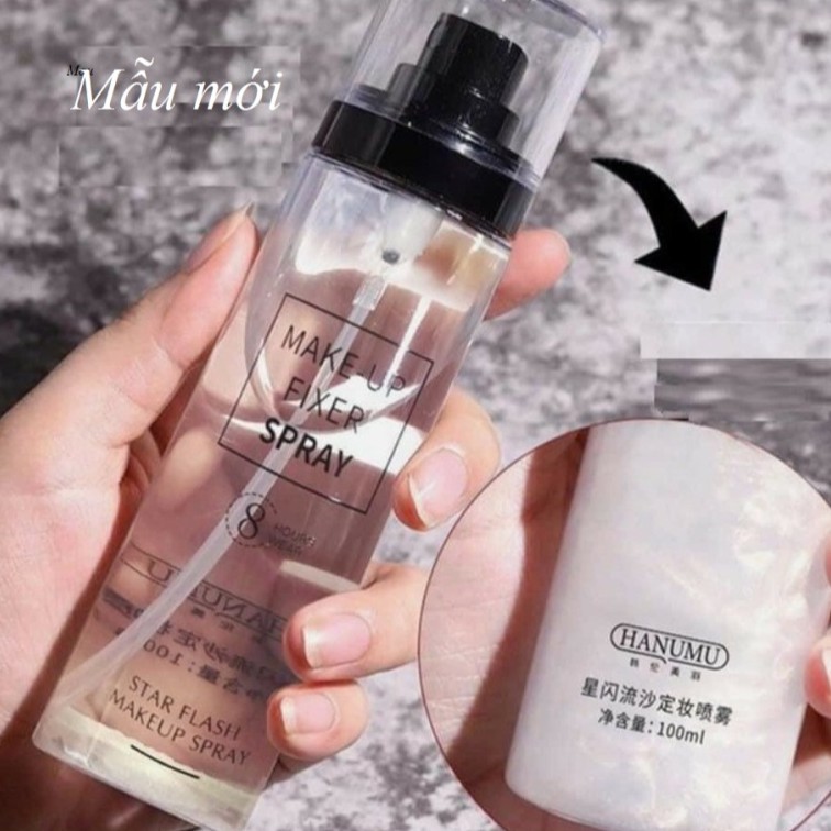 Xịt khoáng khóa nền nhũ Hanumu Fixer Spray 100ml