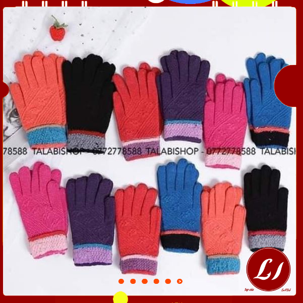 GANG TAY LEN TRẺ EM dày dặn, giữ ấm cho bé 1-6 tuổi