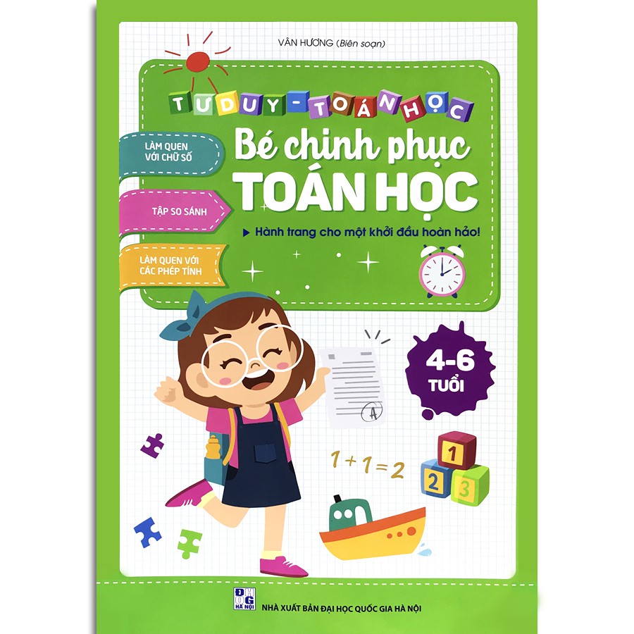 Sách - Bé Chinh Phục Toán Học - Hành Trang Cho Một Khởi Đầu Hoàn Hảo
