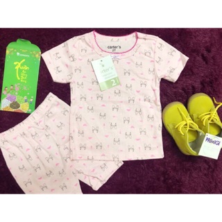 Đồ bộ Carter Bozip  bé gái size 2