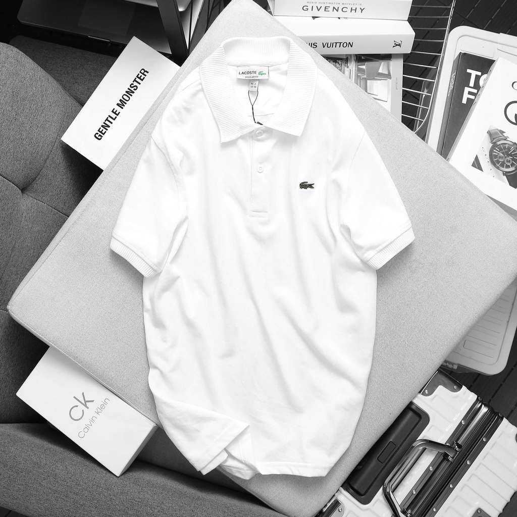 Áo Thun Polo Basic Lacoste Vải Cotton Mềm Mịn Form Slimfit Thể Thao, Trẻ Trung Tôn Dáng Body..