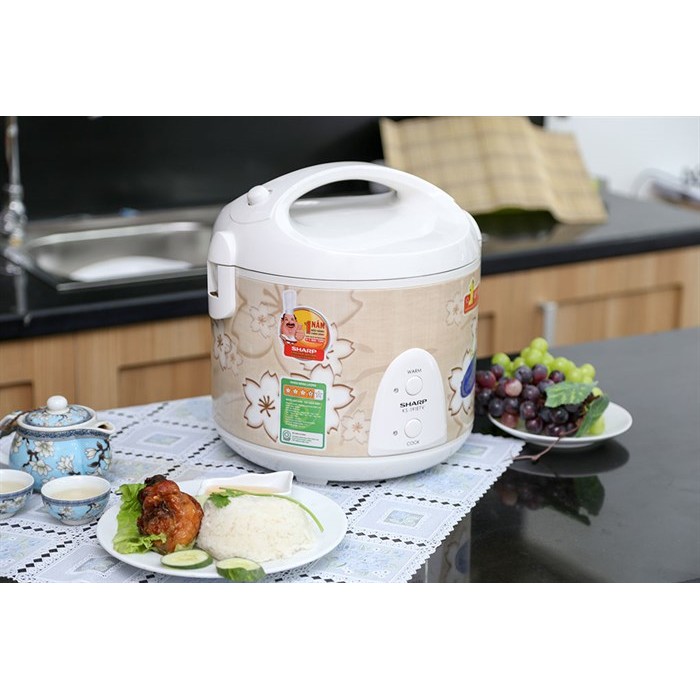 Nồi cơm điện 🍄 FREE SHIP 🍄 Nồi Cơm Điện Sharp KS-N191ETV"SB" - 1.8 Lít - CHÍNH HÃNG