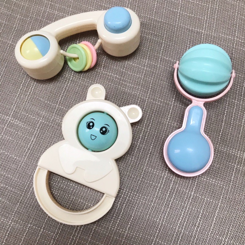 Bộ xúc xắc gặm nướu 8 món Baby Rattles [ babyboo ]