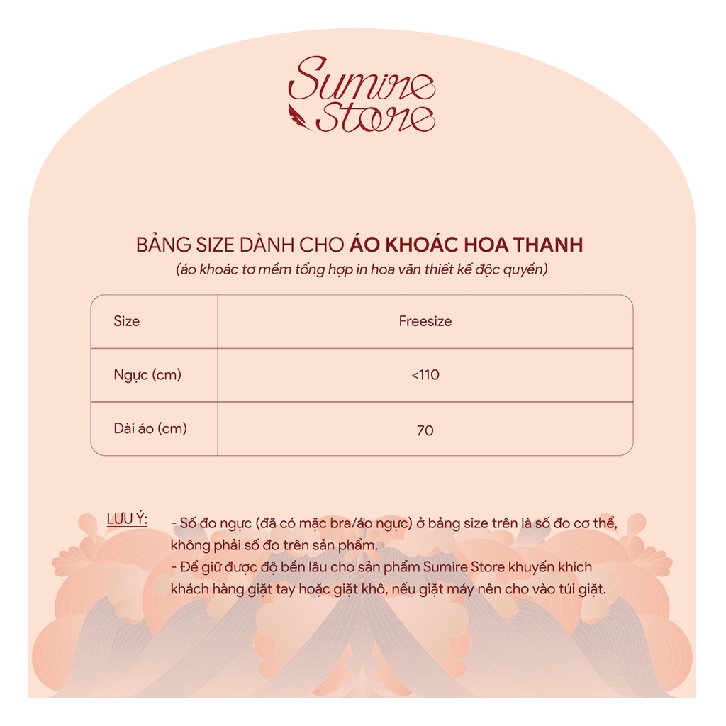 Sumire Store Áo khoác Hoa Thanh - Xanh cốm