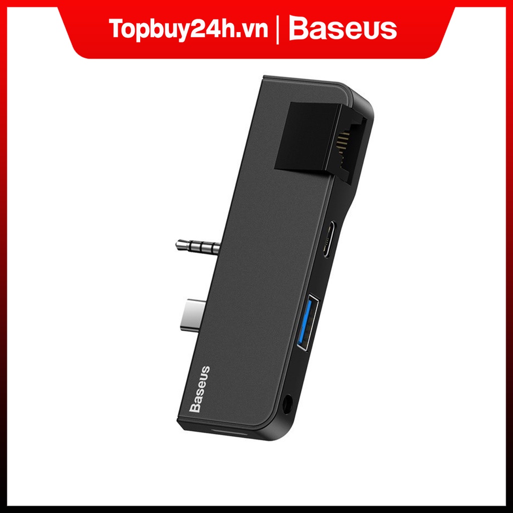 Bộ Chia Cổng Baseus RJ45/HDMI 3 Trong 1 Cho Surface Go/Surface Pro