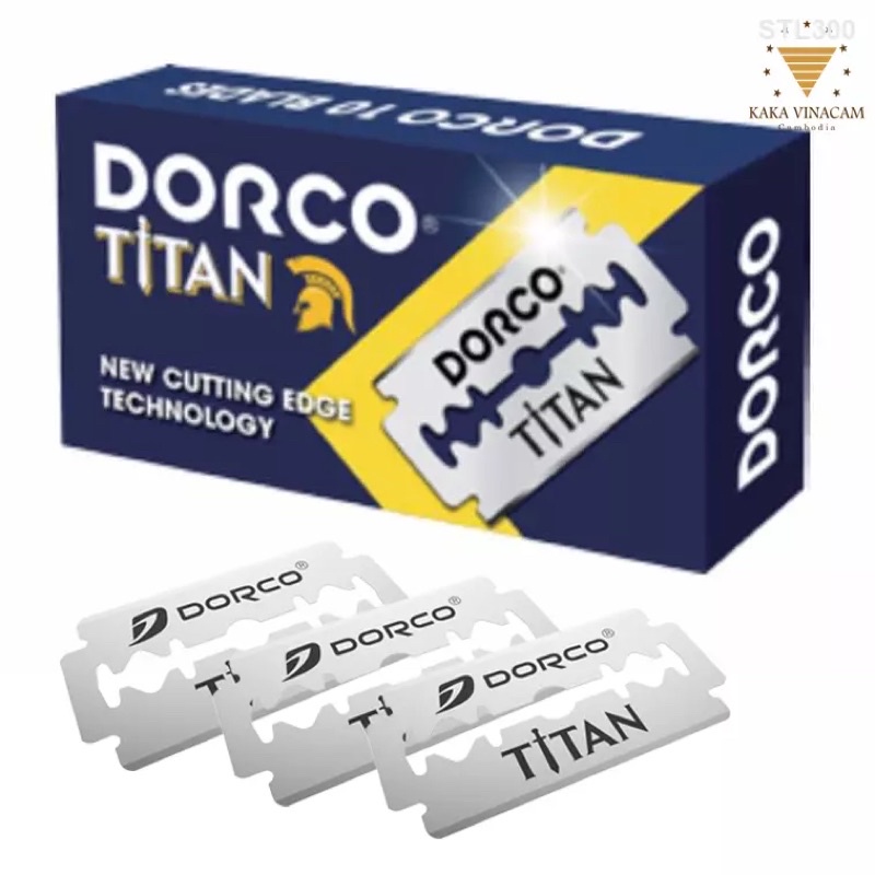 Lam Dorco Titan hộp 100 lưỡi dao ⚡️FREESHIP⚡️ lam mỏng lam trắng sắc bén, giá tốt cho thợ làm tóc, cạo mặt, hàng có sẵn