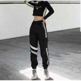 Quần Jogger dù phản quang