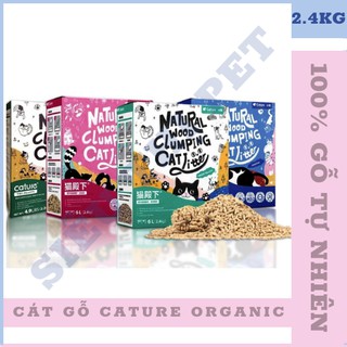 ( FREESHIP ) Cát Gỗ CATURE Cao Cấp Siêu Kháng Khuẩn - Khử Mùi, Bảo Vệ Sức Khỏe Cho Mèo