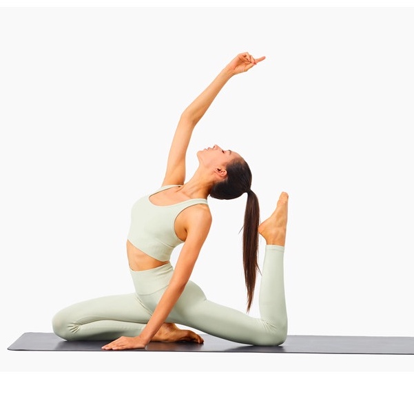 Set đồ tập yoga HOPPE FUMENG TZ060 chất vải lycra không đường may thời trang cao cấp cho nữ