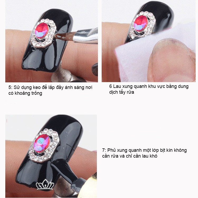 Gel đính đá nail , hũ gel gắn đá stuck drill glue 8ml chuyên dụng cho dân làm nail