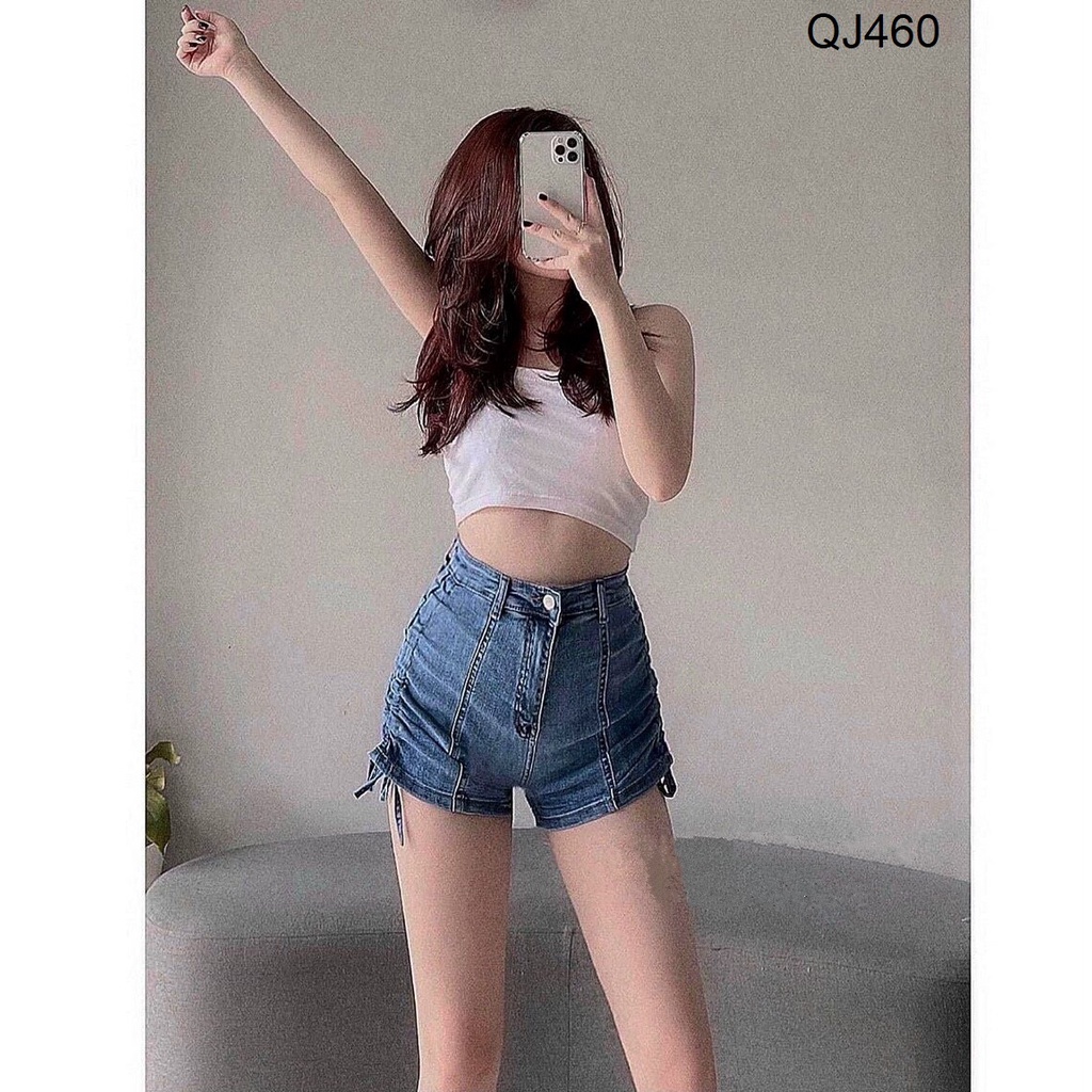Quần Đùi Jeans Nữ Co Giãn Ôm Dáng QJ460