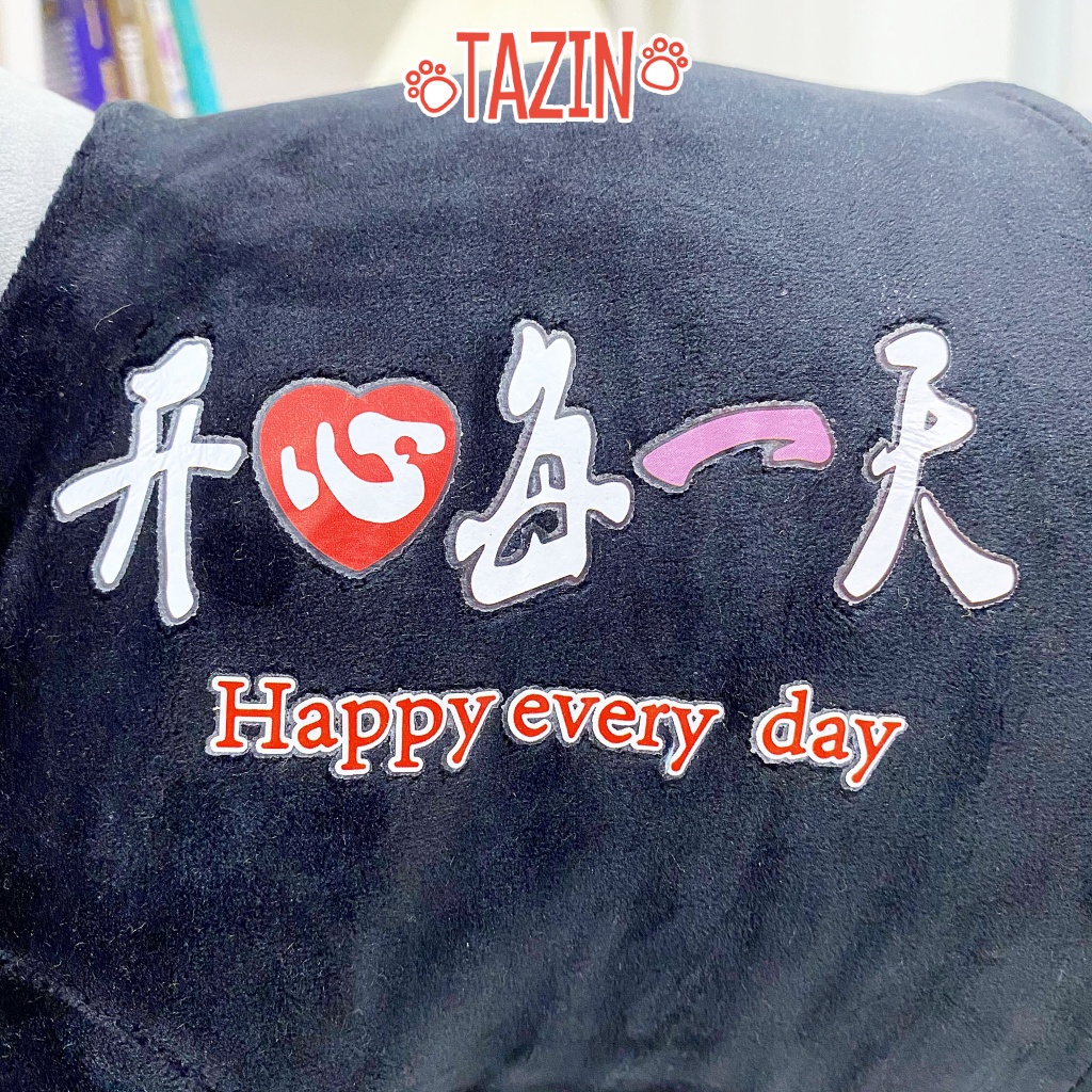 Gối Chăn Mèo Mắt Tròn, Chăn Gối Mèo Đáng Yêu Cao Cấp Tazin