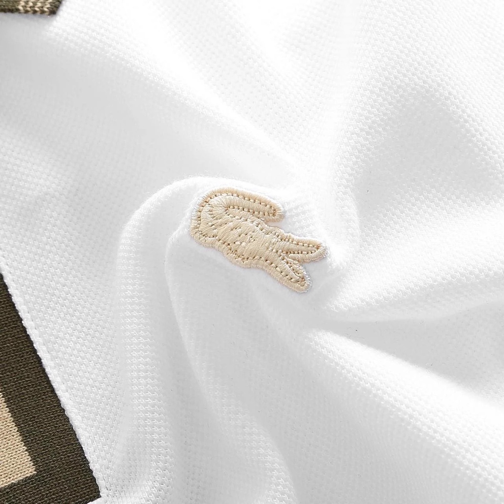 Áo Thun Nam Polo Lacoste Phối Cổ France hàng xuất khẩu vnxk cực xịn - vải rũ mềm mại cao cấp dáng dài nhẹ mát