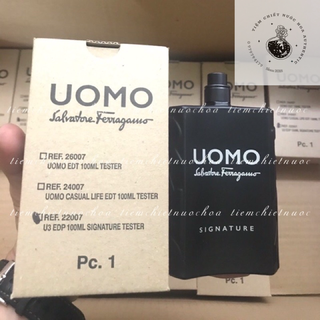 Nước hoa nam Salvatofagamo Uomo Signature EDP 100ml Tester (ko nắp như hình)