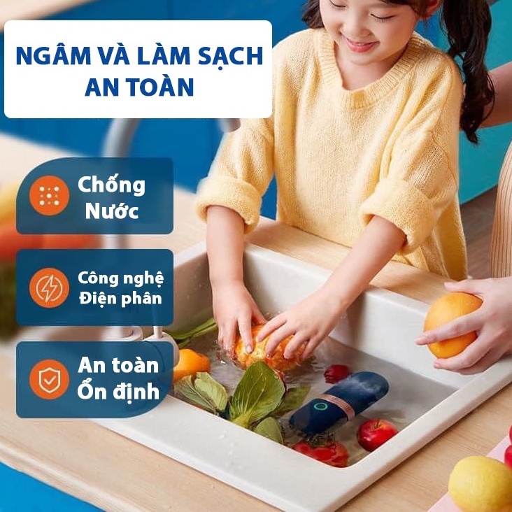 Máy Khử Khuẩn Thực Phẩm DONLIM, Máy Khử Trùng Hoa Quả Loại Bỏ Vi Khuẩn
