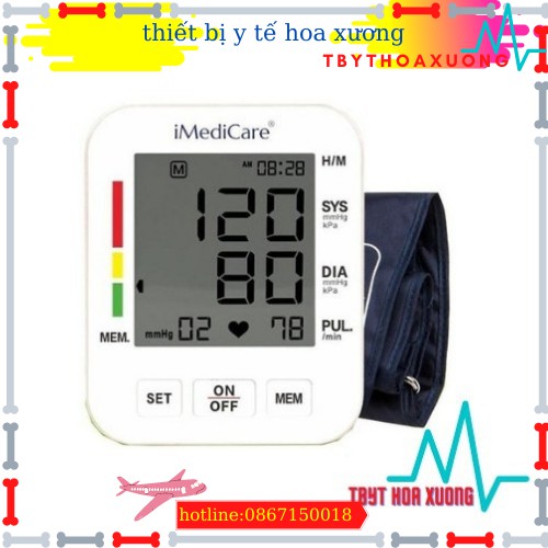 MÁY ĐO HUYẾT ÁP ĐIỆN TỬ BẮP TAY IMEDICARE iBPM-6S