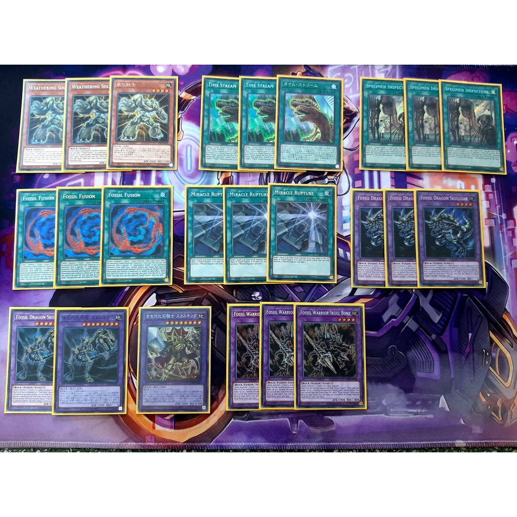 MIni Set Yugioh Fossil Gồm 24 Card