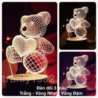 Đèn ngủ 3D, đèn trang trí, quà tặng sinh nhật ý nghĩa