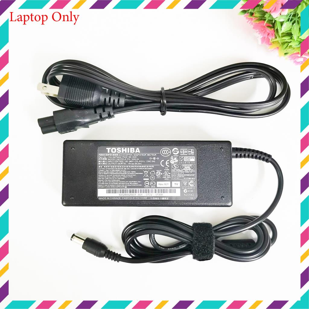 Sạc Laptop Toshiba 15V - 5A - 75W loại tốt chân 6.3mm x 3.0mm