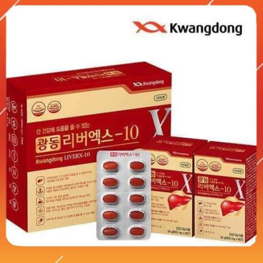 Bổ gan Kwangdong LiverX10 hộp 120 viên Hàn Quốc