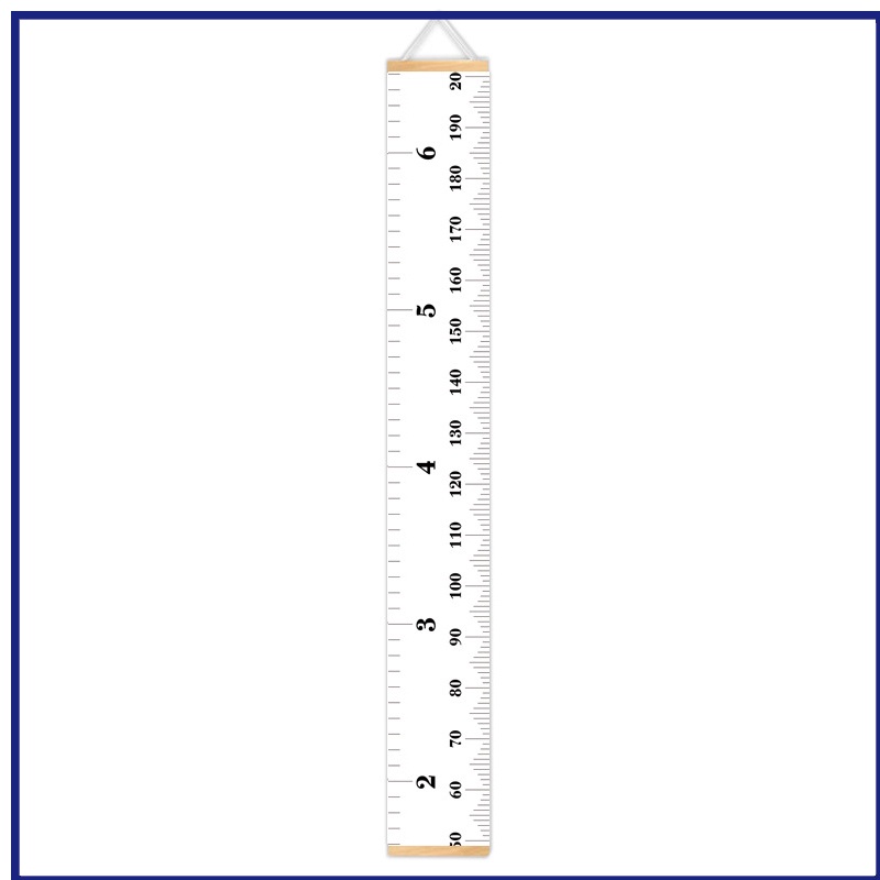 Bảng đo chiều cao treo tường trang trí phòng cho bé