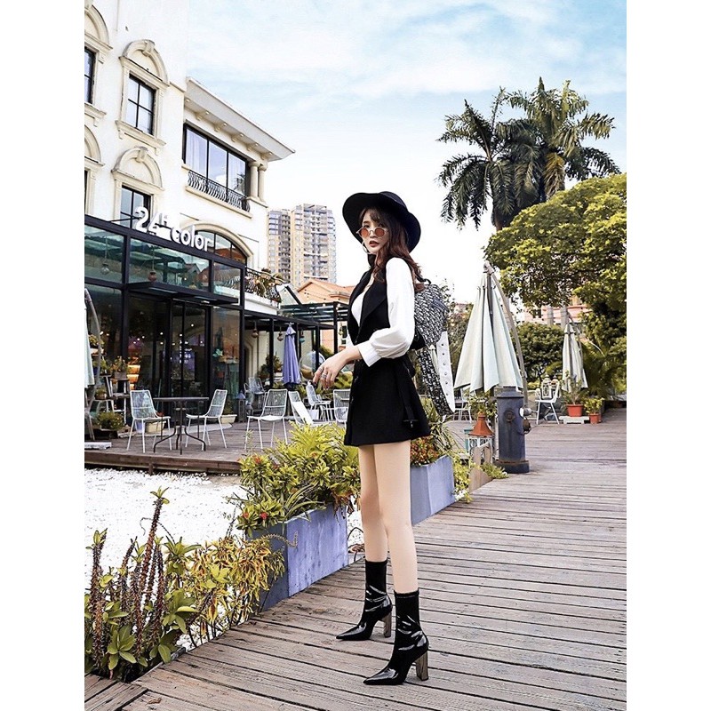 Bốt boot lửng bigtree gót gương fullbox hàng quảng châu cao cấp | BigBuy360 - bigbuy360.vn