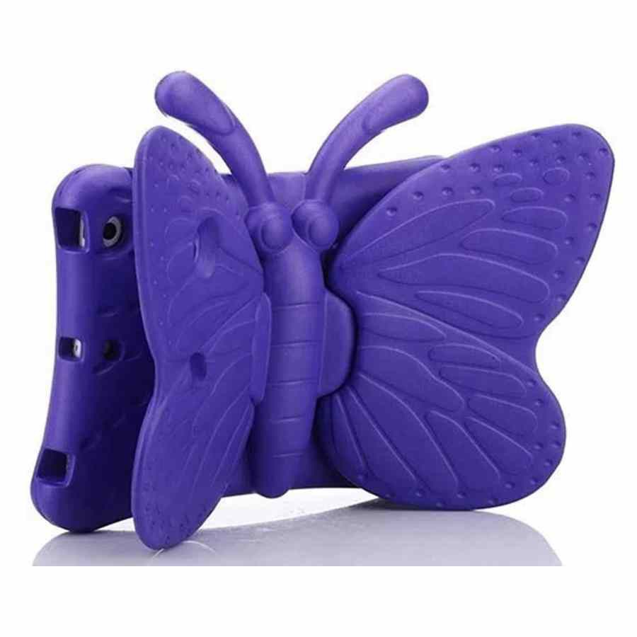 For iPad Pro 10.5 / iPad Air 10.5 2019 Kids Cute Safe Butterfly Stand Rubber Shockproof Case Cover