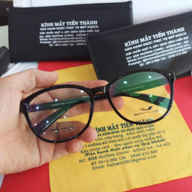 GỌNG NHỰA DẺO NAM NỮ DÁNG OVAL CHẤT BỀN ĐẸP - KÍNH MẮT TIẾN THÀNH