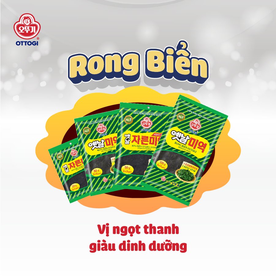 Rong Biển Ottogi 100G Chính Hãng Hàn Quốc