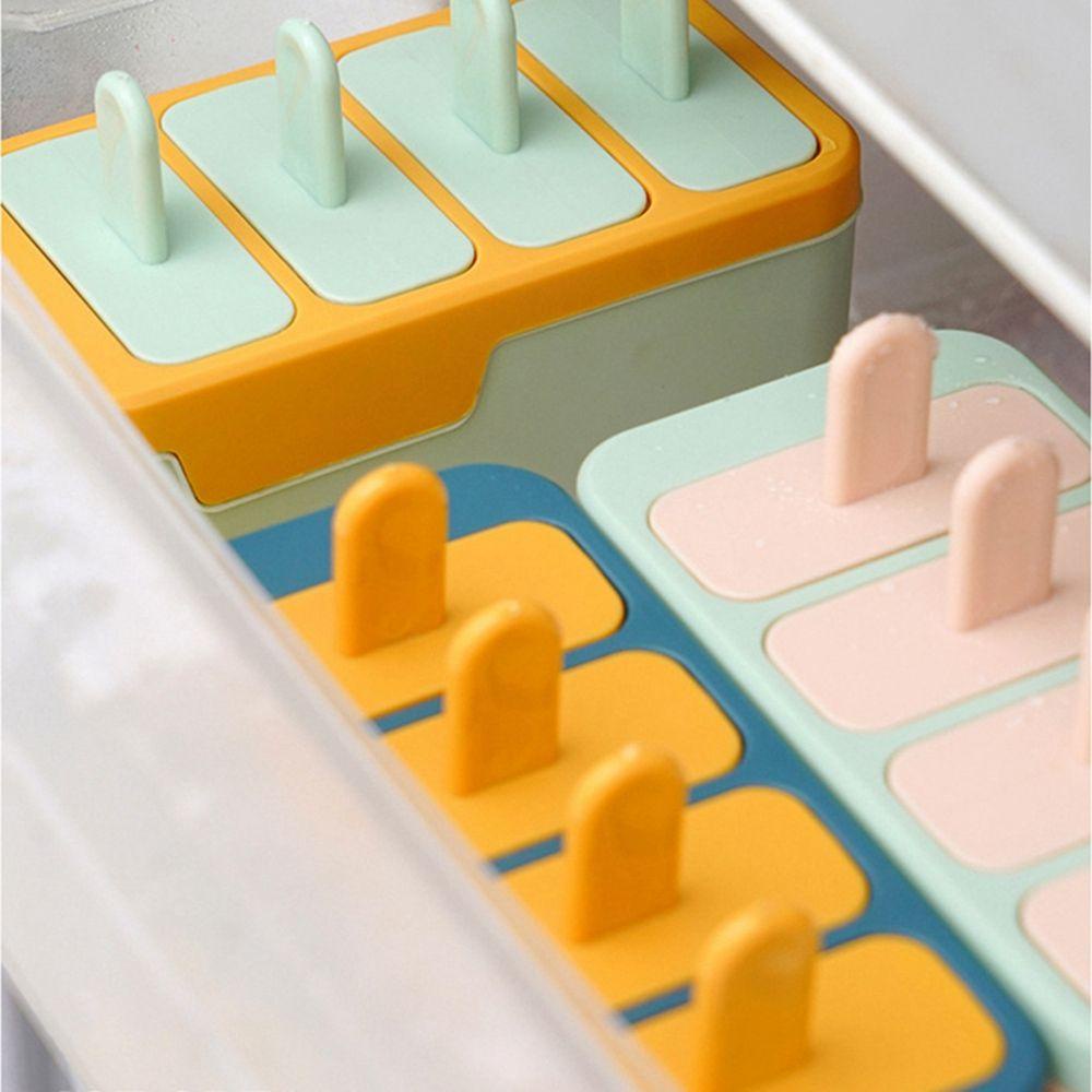 YIYU Khuôn Làm Kem Que 3D Có Thể Tái Sử Dụng Tiện Lợi