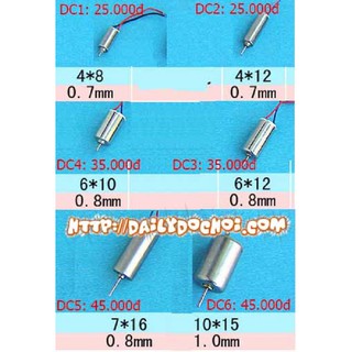 Động cơ đuôi 6 loại dành cho máy bay điều khiển từ xa mini và cỡ trung