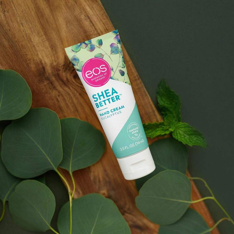 [Hàng USA] Kem dưỡng da tay (74ml) SHEA Hand Cream EOS hương Bạch đàn