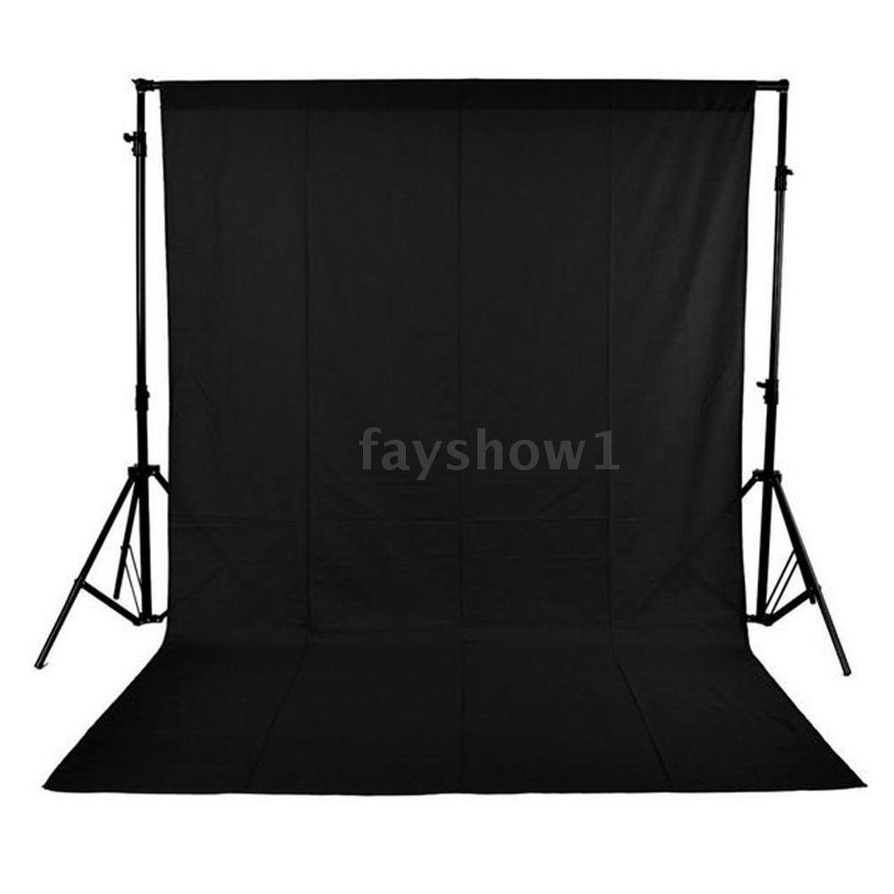 Phông nền chụp ảnh studio bằng chất liệu vải không dệt 1.6 x 3M / 5 x 10FT có 3 màu sắc tùy chọn đen/trắng/xanh lá