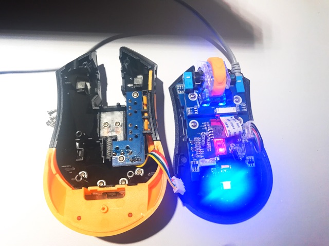 Chuột gaming chuyên game JD70 chip Avago 3050 4000 Dpi led RGB