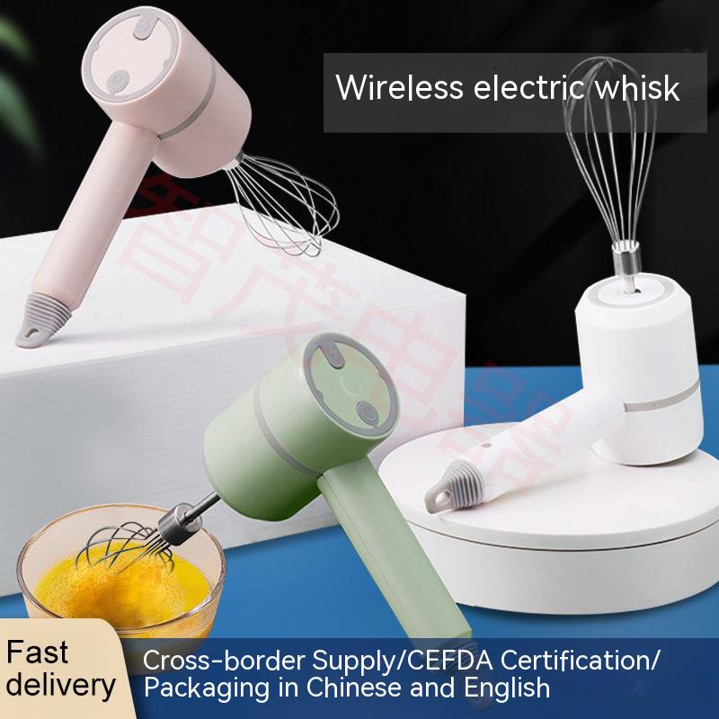 Máy Đánh Trứng / Khuấy Kem Tự Động Không Dây Mini Cầm Tay Có Thể Sạc Lại