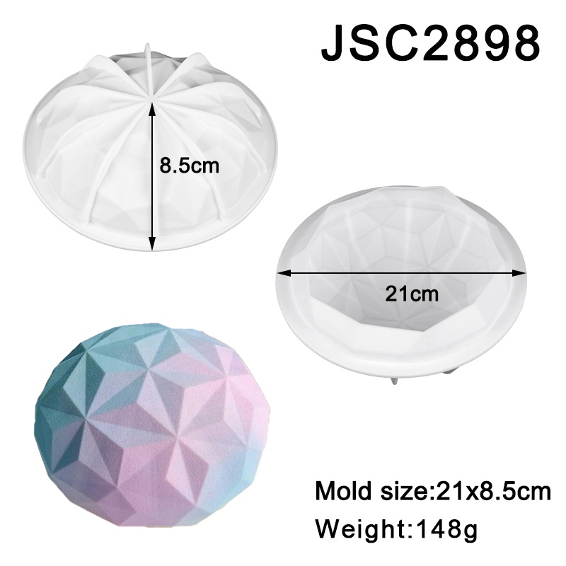 Khuôn Silicone 29 Ngăn Tạo Hình Làm Bánh Mousse/Bánh Mousse Hình Gấu Nâu 3D