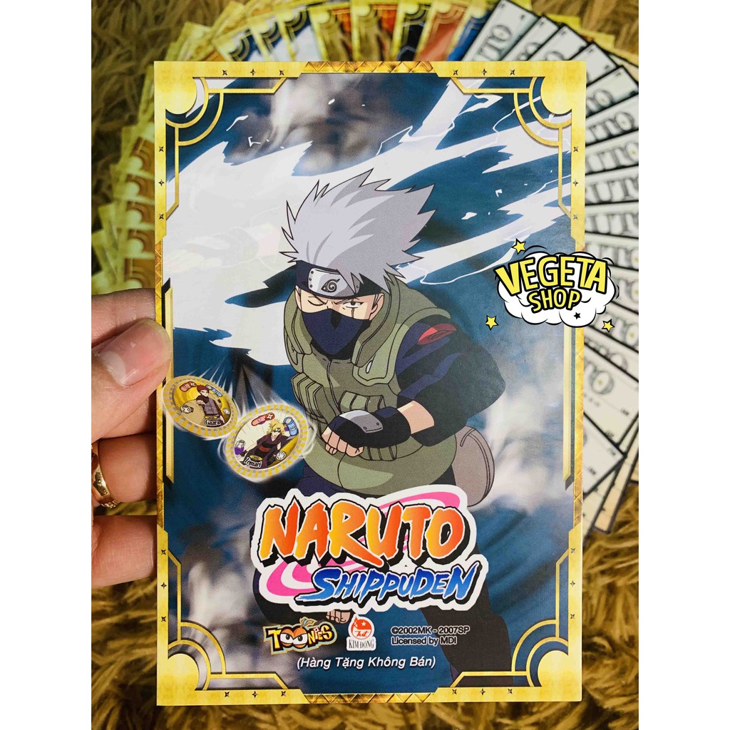 Postcard Naruto - Full bộ 6 Postcard nhân vật trong truyện tranh Naruto - NXB Kim Đồng