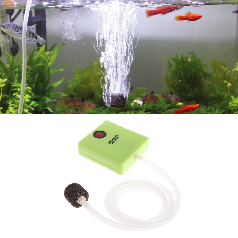 Aoto Bể Cá Mini Siêu Mỏng Có Đá AA Batt
