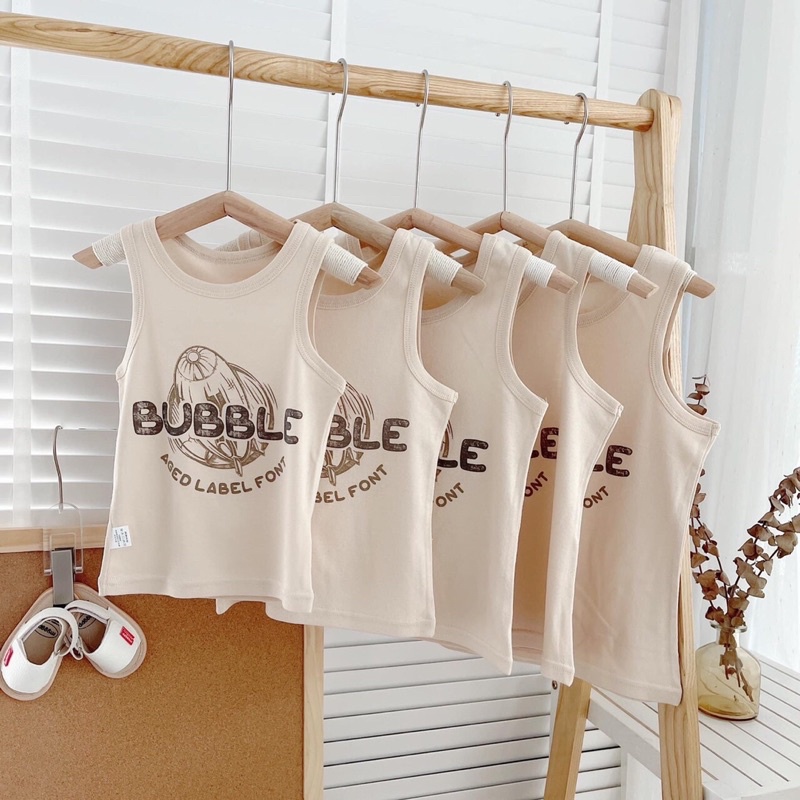 (Xả kho)Áo ba lỗ cotton Quảng Châu cho bé 1-7 tuổi