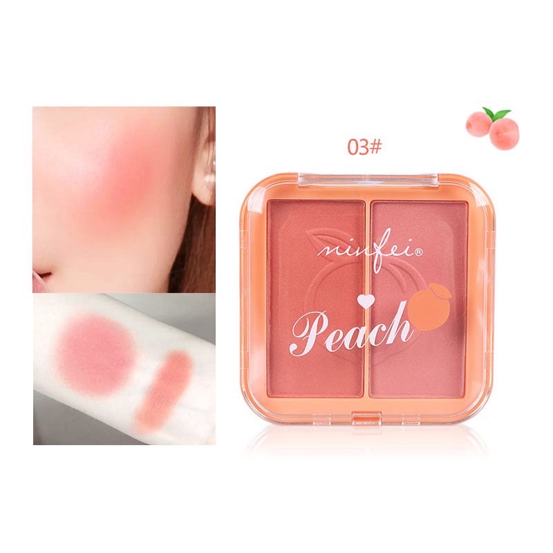 Phấn má hồng 2 ngăn Minfei Peach hàng Nội Địa Trung MFP4