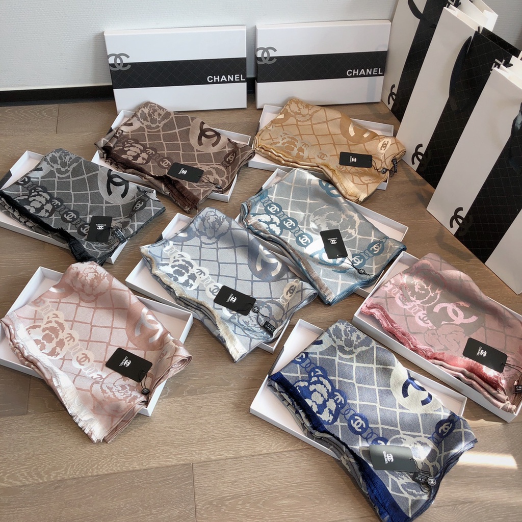 Khăn Choàng Cotton Dài Màu Trơn Thời Trang Cho Nữ