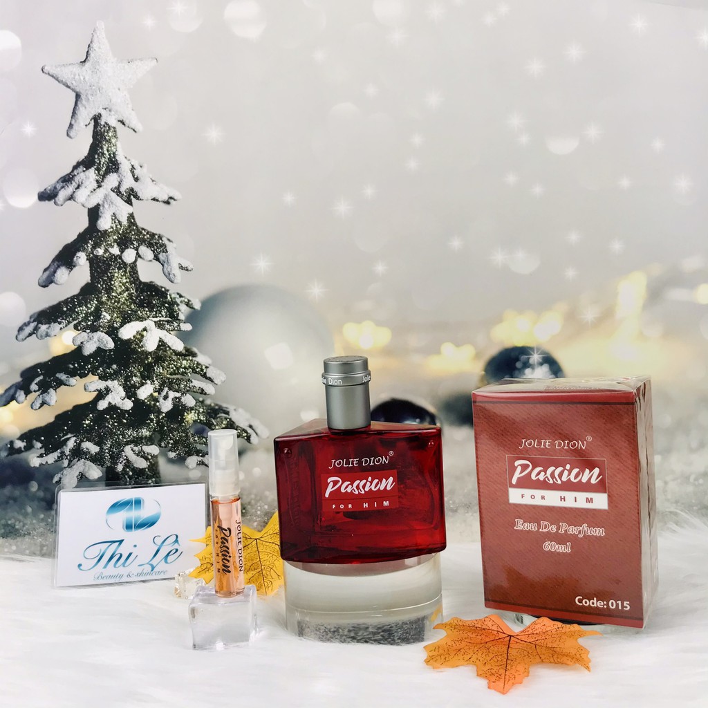 Nước hoa nam chính hãng thơm lâu Singapore  Passion - Jolie Dion  60ml