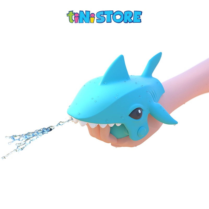[Dự kiến giao hàng ngày 02/08-06/08] Bộ đồ chơi phun nước kèm kính bơi AQUA CREATURES hình cá mập xanh WWBSM900SK