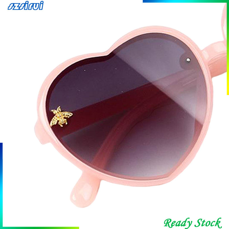 [Ready Stock]Heart Shape Kids Sunglasses Eyewear for Children Gift Party UV400 Protection