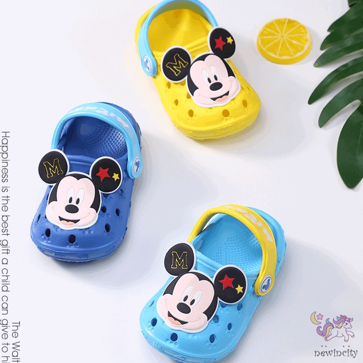 Dép Quai Ngang Hình Chuột Mickey Cho Bé