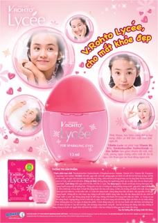 Thuốc nhỏ mắt Vrohto Lycee