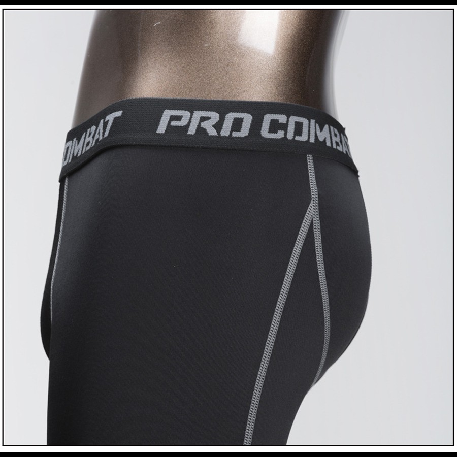 QUẦN GIỮ NHIỆT COMBAT PRO LEGGING NAM TẬP GYM BÓNG ĐÁ BÓNG RỔ CÓ HỌA TIẾT | WebRaoVat - webraovat.net.vn