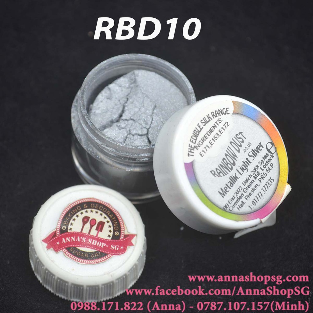 Bột Nhũ Light Silver RBD10