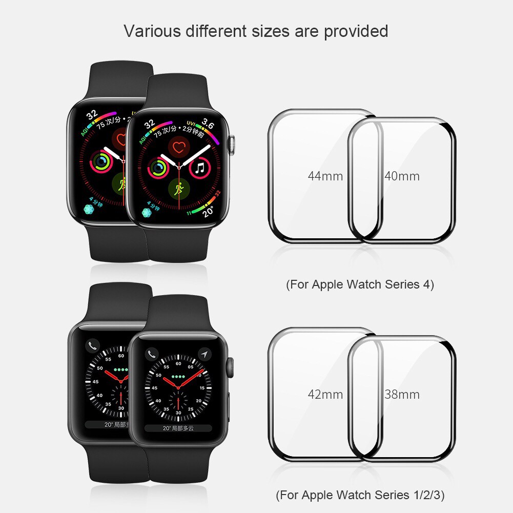 Kính Nillkin cho Apple Watch size 38mm 40mm 42mm và 44mm