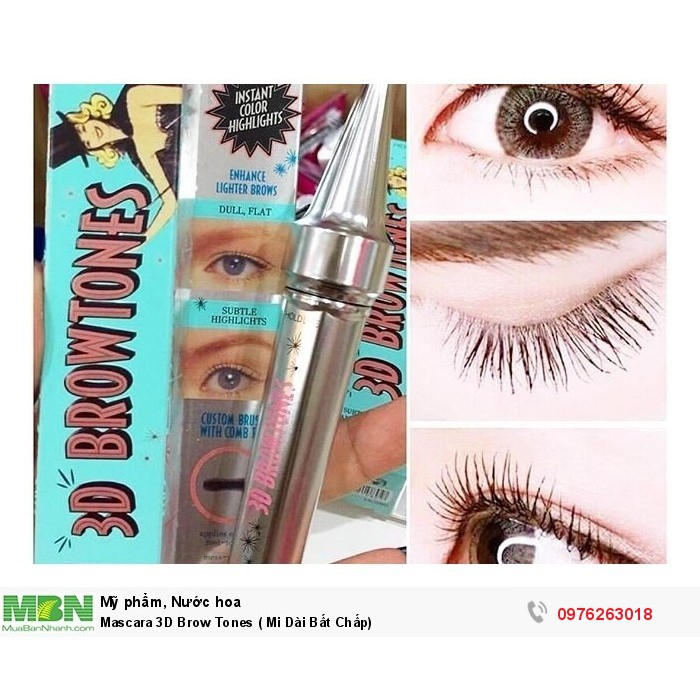 ❤️❤️MASCARA 3D Brow Tones THÁI LAN SIÊU DÀI & DÀY MI 👁👁